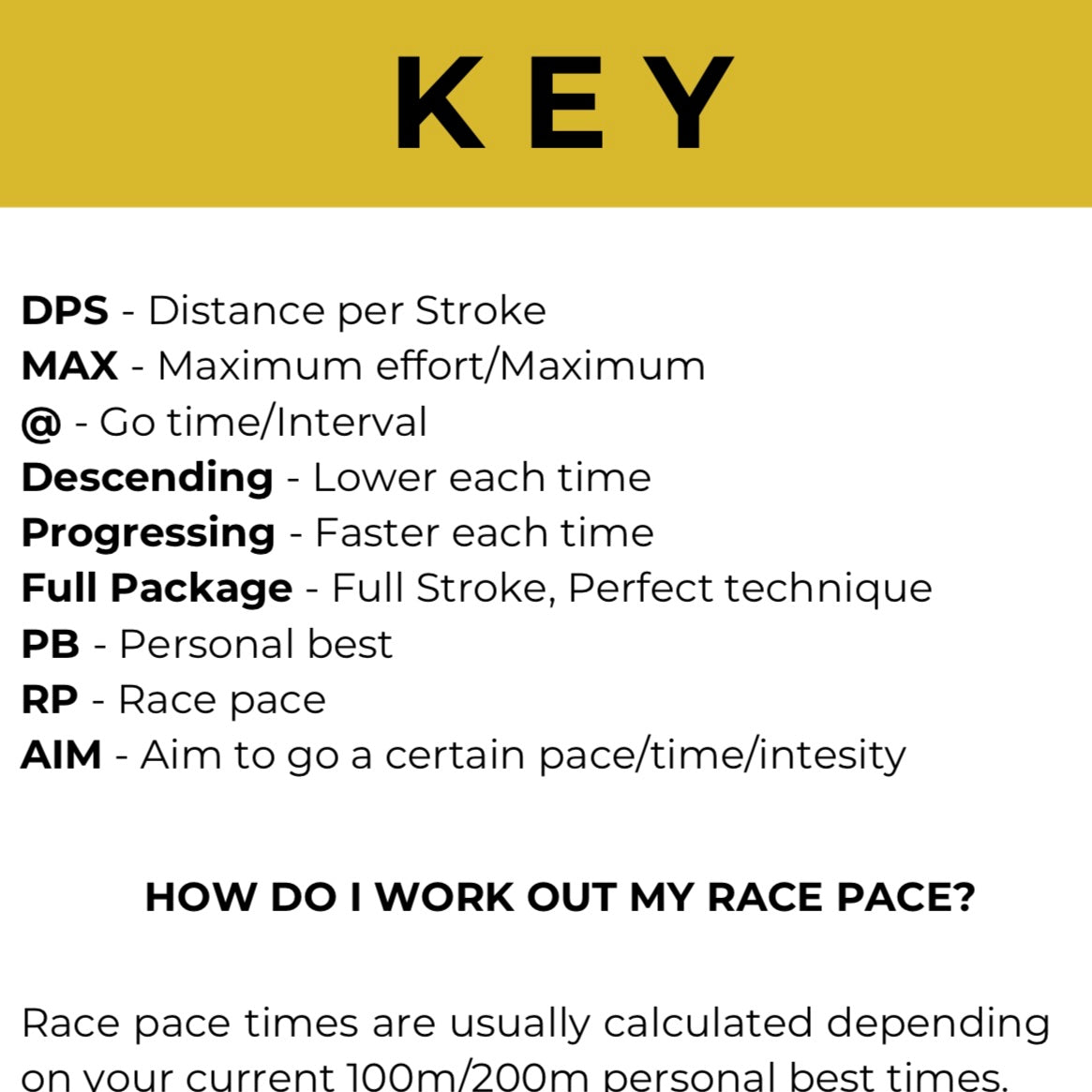 The Ultimate 25 Workouts - Endurance/Aerobic/Technique