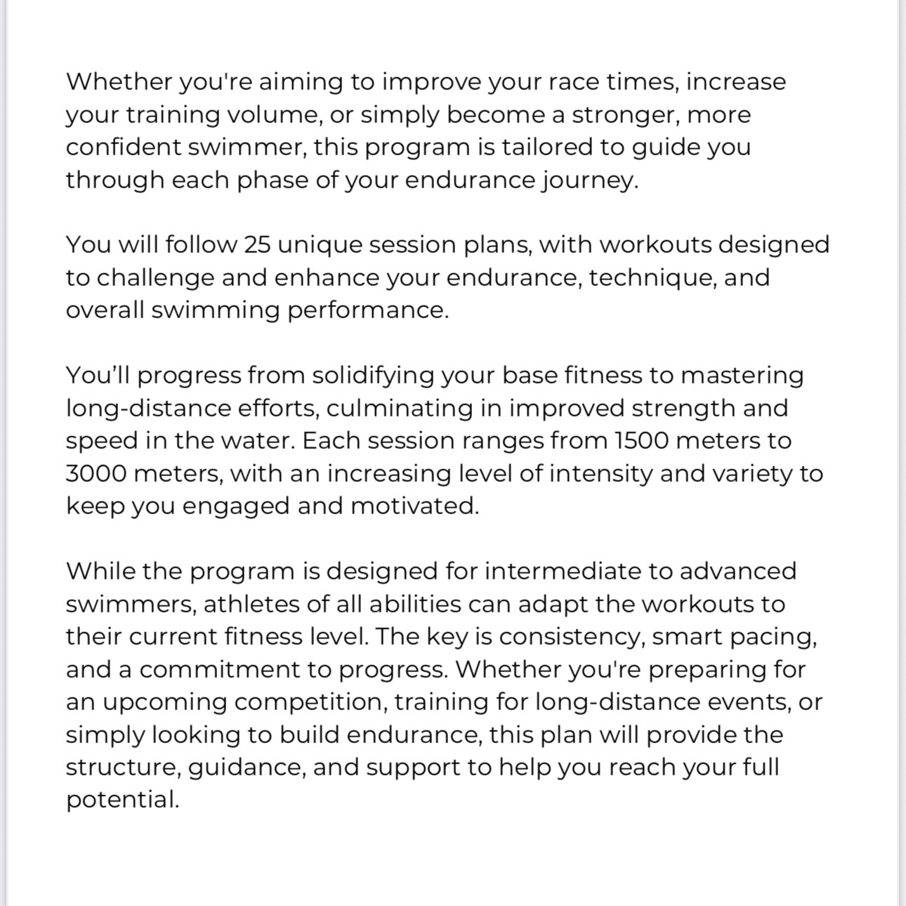The Ultimate 25 Workouts - Endurance/Aerobic/Technique