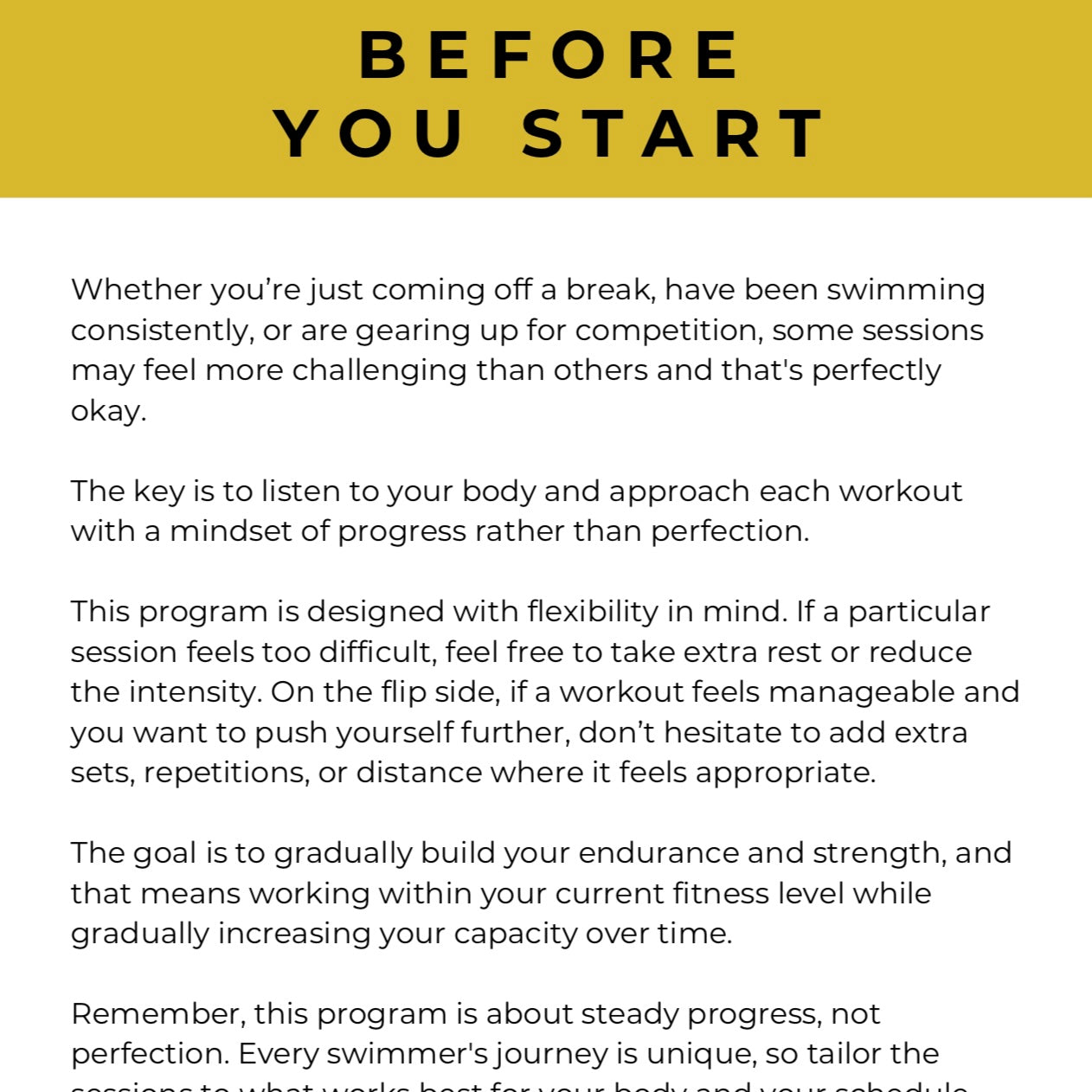 The Ultimate 25 Workouts - Endurance/Aerobic/Technique